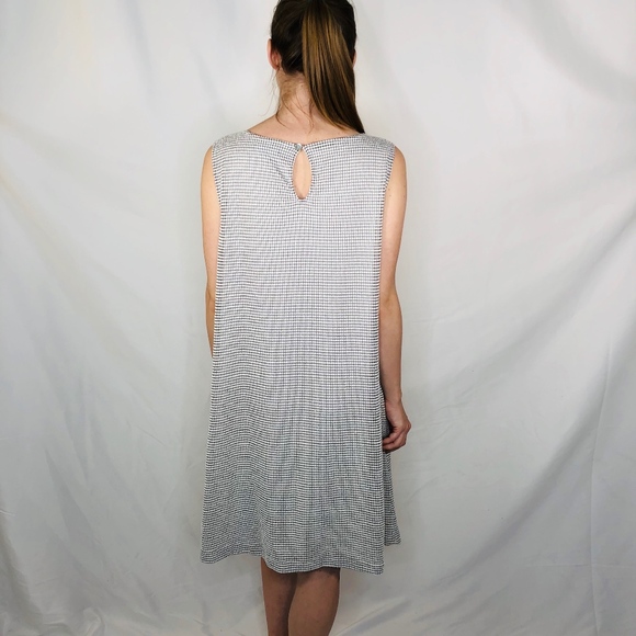 H Halston Illusion Textured Sleeveless Dress 0705 - Picture 3 of 8